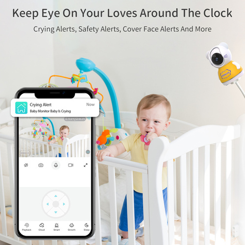 Inteligentna niania MOMWILIKE A.I. + Monitor Oddechu Snuza Hero MD (wyrób medyczny)