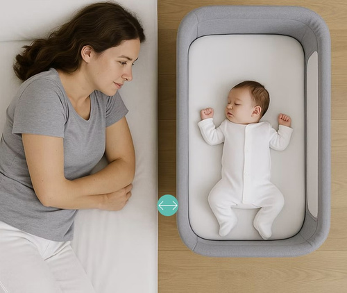 Babysense V35 Elektroniczna niania z kamerą + Monitor oddechu Babysense 8 nowej generacji (Wyrób medyczny)