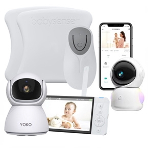 Niania YOKO X5 CONNECT+ Monitor oddechu Babysense 8 nowej generacji