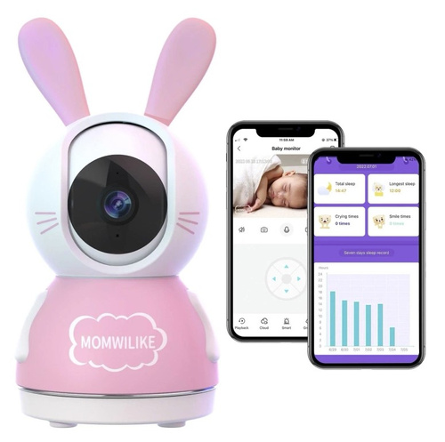 Inteligentna niania MOMWILIKE A.I. + Monitor Oddechu Babysense 8 nowej generacji (wyrób medyczny)
