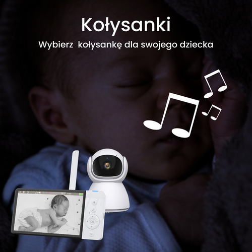 Niania YOKO X5  + Monitor oddechu Babysense 8 nowej generacji (Wyrób medyczny)