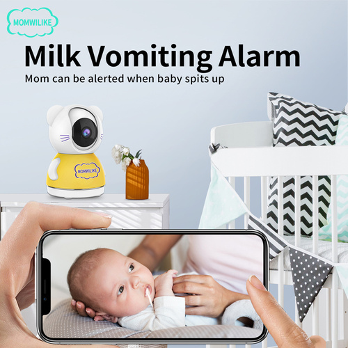 Inteligentna niania MOMWILIKE A.I. + Monitor Oddechu Snuza Hero MD (wyrób medyczny)