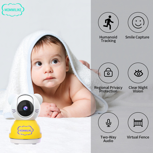 Inteligentna niania MOMWILIKE A.I. + Monitor Oddechu Babysense 8 nowej generacji (wyrób medyczny)
