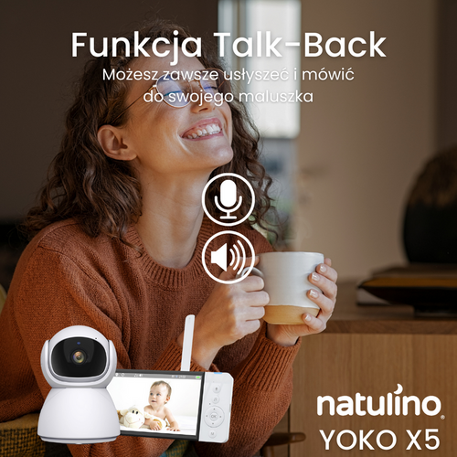 Monitor oddechu SNUZA + niania + element wyciszenia na wieczór