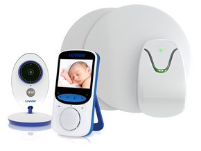 Elektroniczna niania LUVION EASY PLUS 2,4" + monitor oddechu BABYSENSE 7 (Wyrób medyczny)