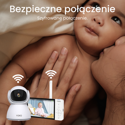 Niania YOKO X5 CONNECT+ Monitor oddechu Babysense 7