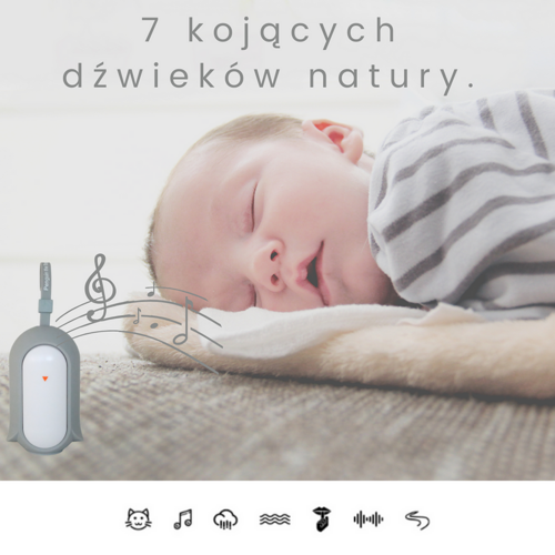 Usypiacz NATULINO ™ z nocną lampką i czujnikiem płaczu 3w1  